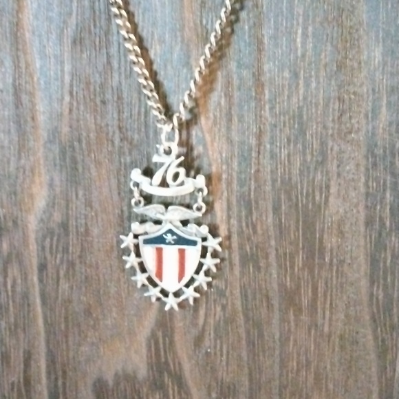 Rare Declaration of Independence - Morse Code - ART Spirit of "76"necklace - Picture 2 of 4